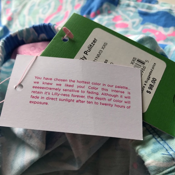 Lilly Pulitzer Windsor Dress Into the deep sz. XXS - Picture 7 of 8